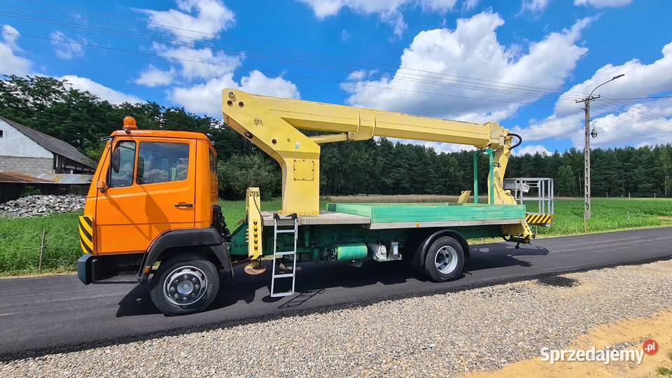 Zwyżka Podnośnik Koszowy Mercedes Benz 1114 świętokrzyskie Ostrowiec Świętokrzyski