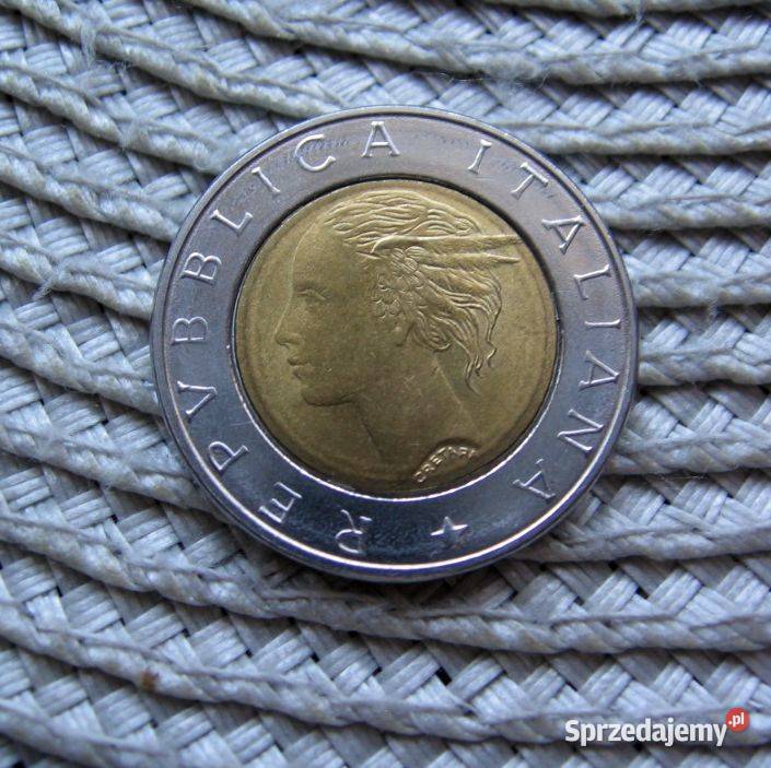 Włochy 500 Lirów 1994r 500 Rocznica Urodzin Luca wielkopolskie Kalisz