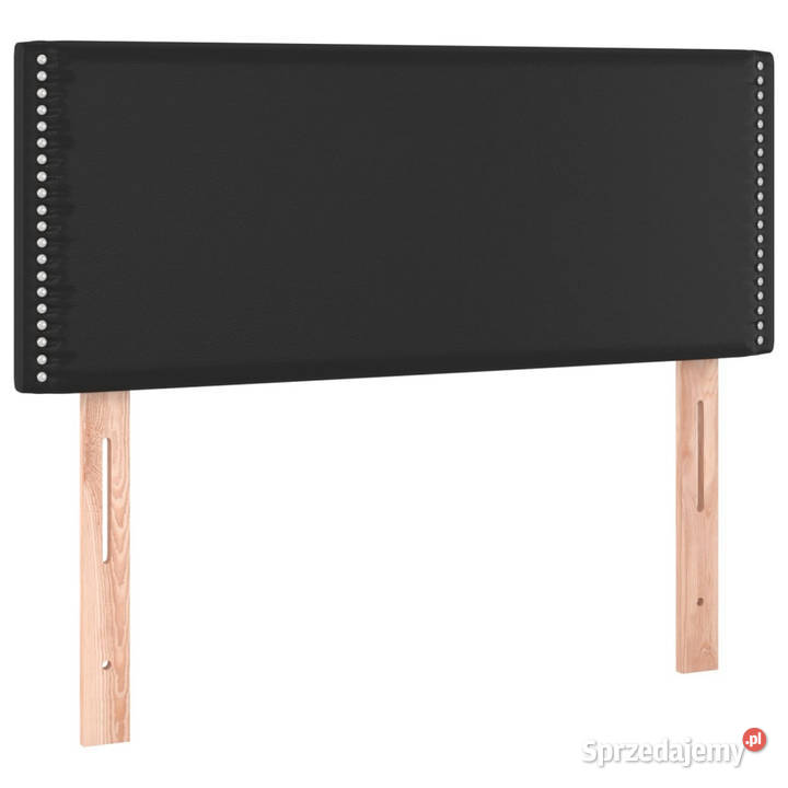 Zagłówek do łóżka z LED czarny 100x5x7888