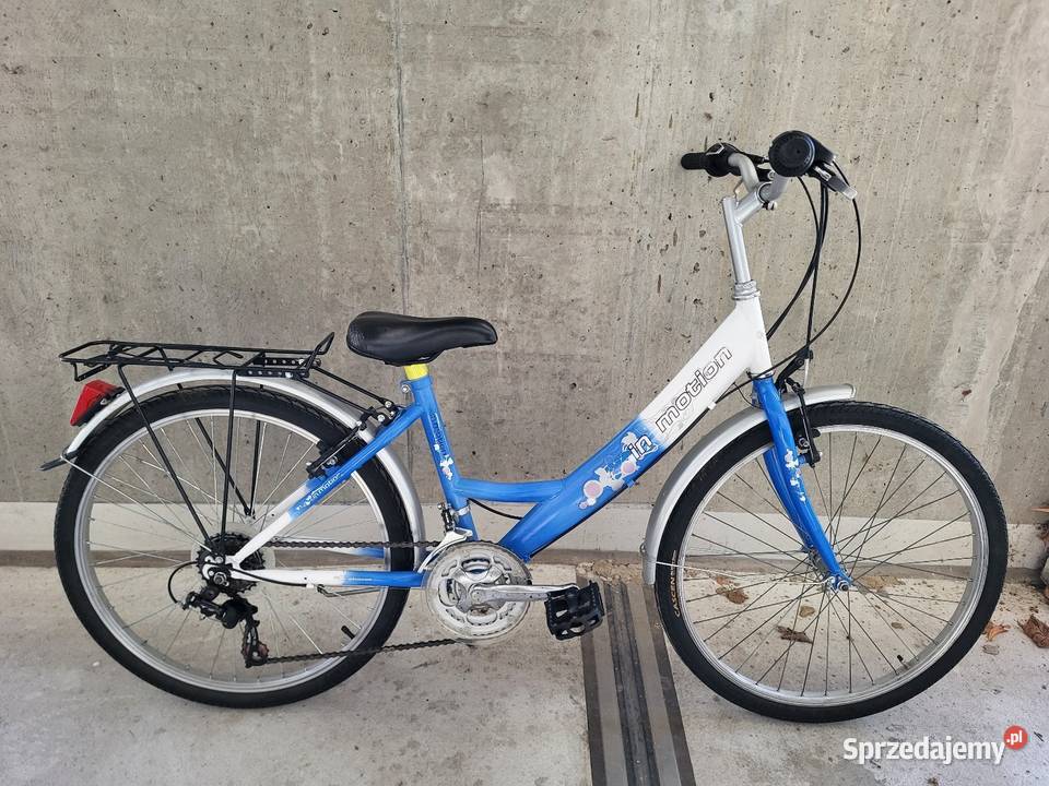 Rower miejski dziewczynki 24 z przerzutkami Warszawa