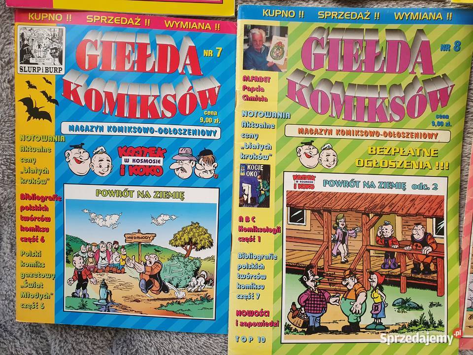 Giełda Komiksów zestaw 9 numerów stan b sprzedam
