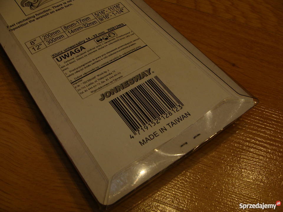 NOWY Klucz uniwersalny hakowy JONNESWAY W2812MG Wieluń sprzedam