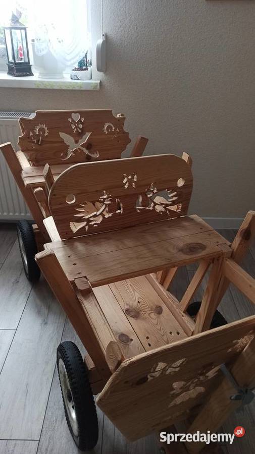 Wózek wóz drabiniasty świąteczny wóz drewniany zachodniopomorskie sprzedam