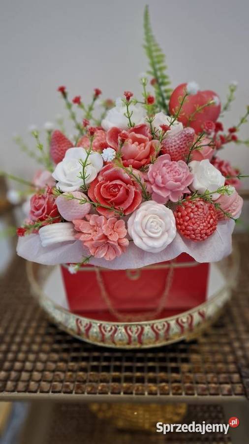 Piekny bukiet z mydła glicerynowego na prezent Warszawa sprzedam