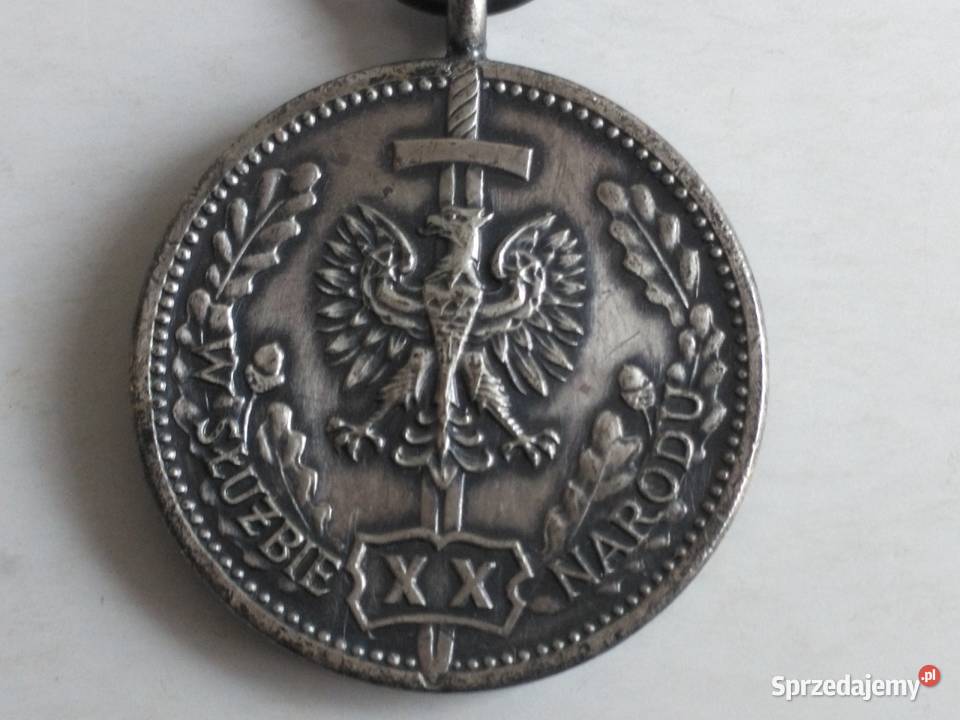 2 x Medal MSW XX i XXX lat SŁUŻBIE NARODU PRL Dąbrowa Górnicza