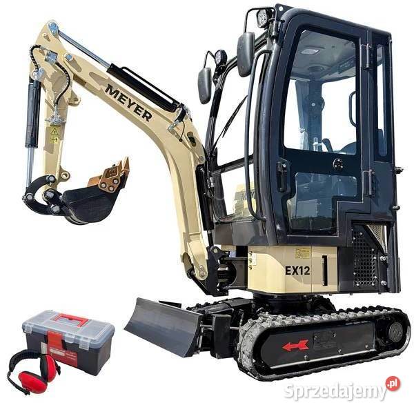 NOWA Minikoparka Meyer EX12 z KABINĄ Yanmar