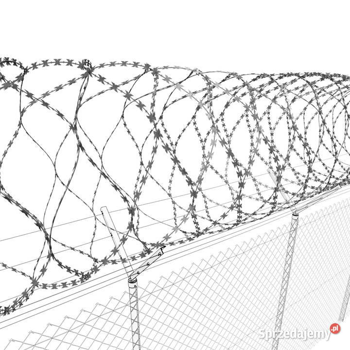 Zasieki concertina 980 mm 54 zwoje 5 złączek zachodniopomorskie Szczecin