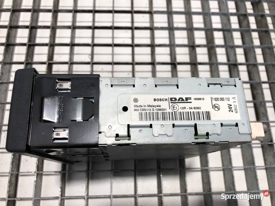 RADIO DAF XF 1858912 ODTWARZACZ MULTIMEDIA Sprzęt audio fabryczny