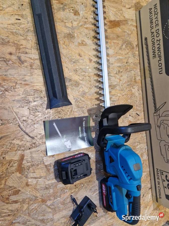 Nożyce do żywopłotu krzewów 2x aku 46v