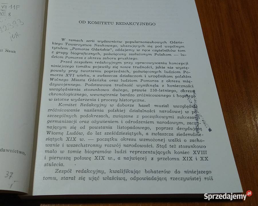 Zasłużeni ludzie Pomorza Nadwiślańskiego z sprzedam