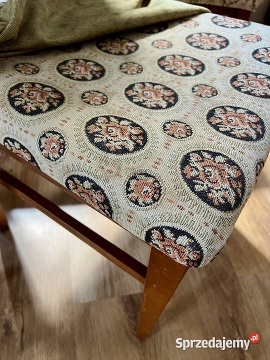 Zestaw 6 drewnianych krzeseł 43cm Krzesła Siedlce