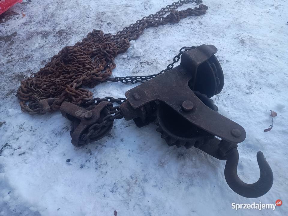 Wciągarka łańcuchowa Leśna