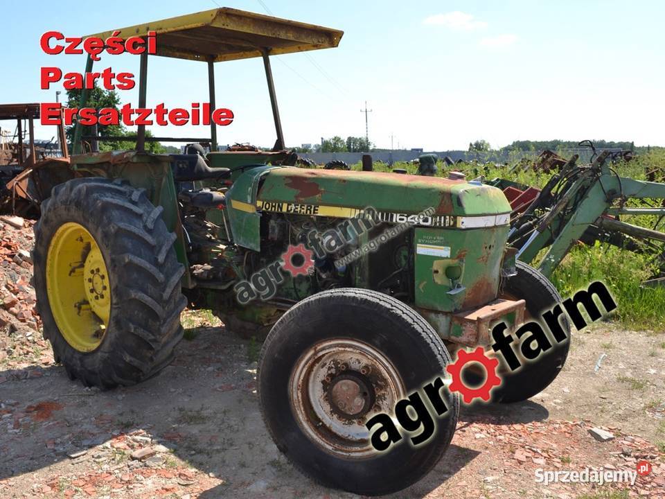 John Deere 1640 części silnik skrzynia biegów Byków