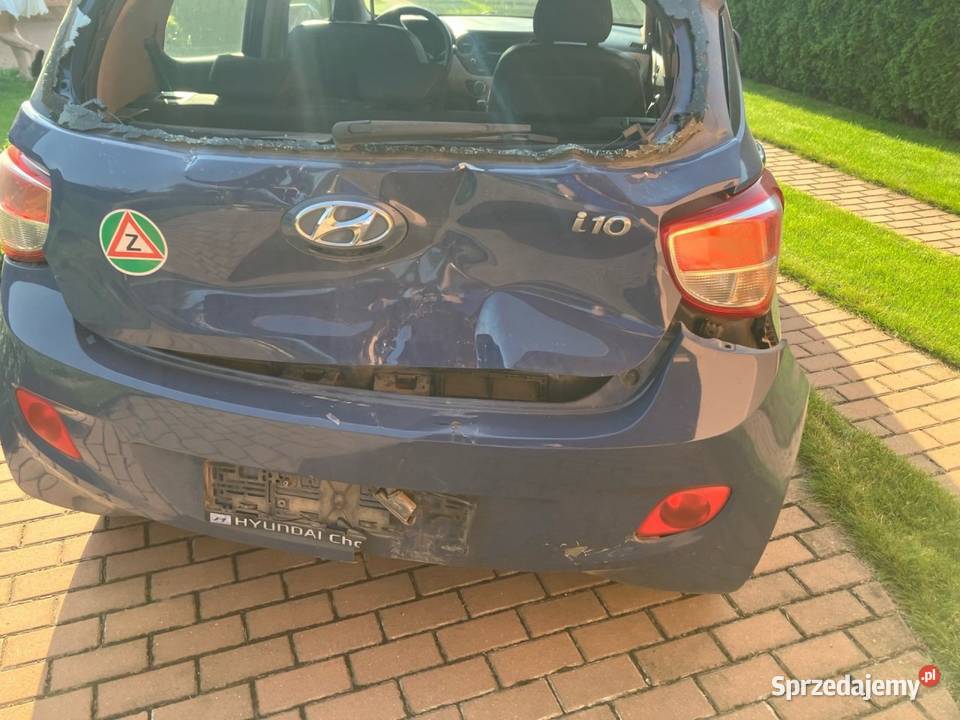 hyundai i10 2015r 10b 6574000 uszkodzonyjezdny i10 Bochnia