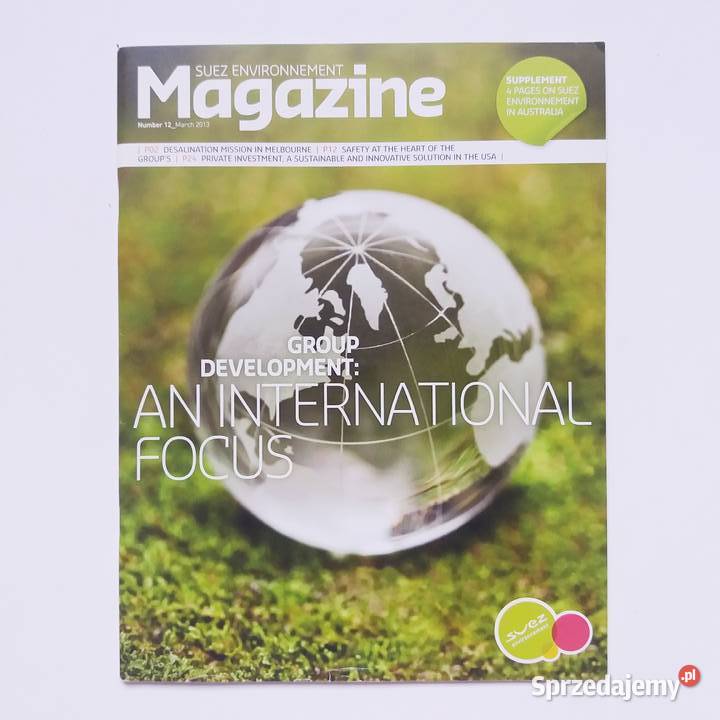 Suez Environnement Magazine Number 12 March 2013