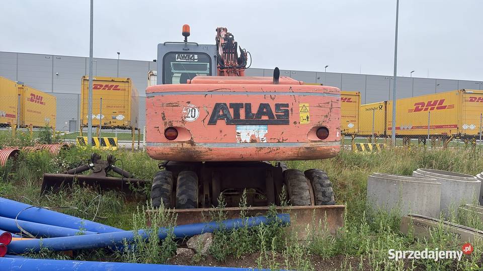 Koparka Atlas 1504 uszkodzona silnik Okazja Zgorzelec