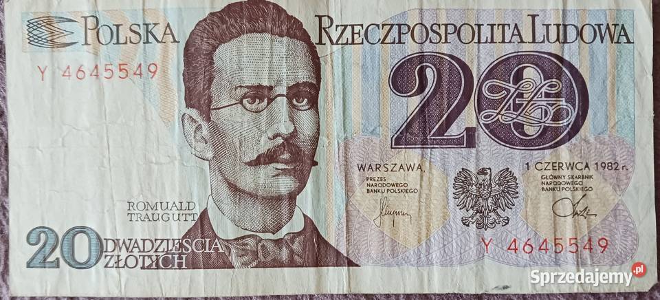 20 R Traugutt seria Y 1VI1982 r Konin