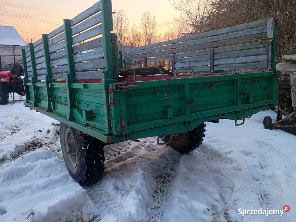 Przyczepa rolnicza jednoosiowa sztywna Przyczepy rolnicze