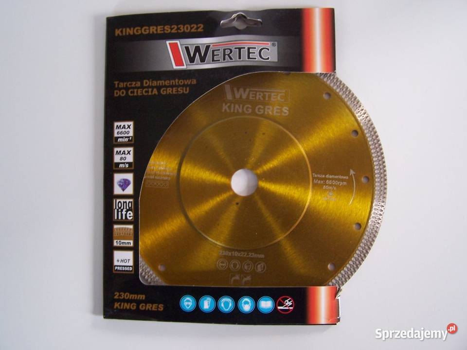 tarcza diamentowa 230x254x10mm King Gres warmińsko-mazurskie Elbląg