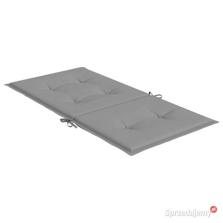 Poduszki na krzesła ogrodowe 6 szare WM314132