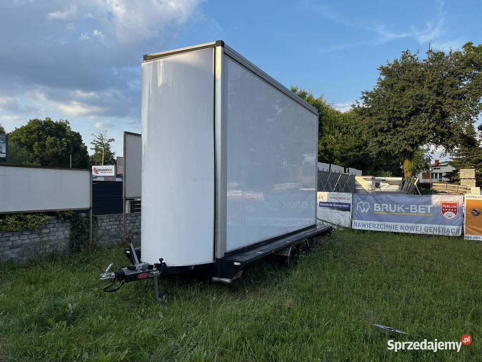 Przyczepa TANO Eventowa Mobilna scena mini małopolskie Oświęcim sprzedam