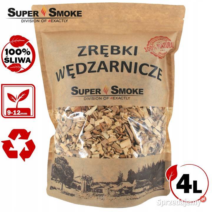 Zrębki Wędzarnicze Super Smoke ŚLIWA KL10 912mm Białystok