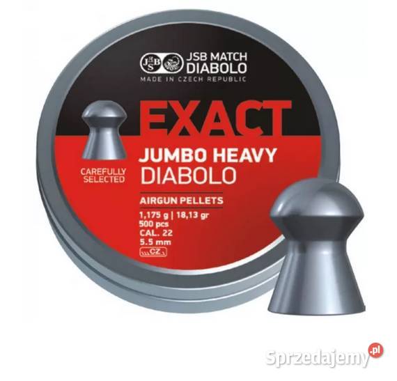 10x JSB Exact Jumbo Heavy 550mm 500 niekokesz Przyłęki sprzedam