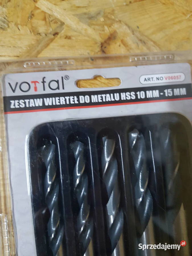 KOMPLET WIERTEŁ DO METALU 5 1015MM HSS VORFAL Głogowa