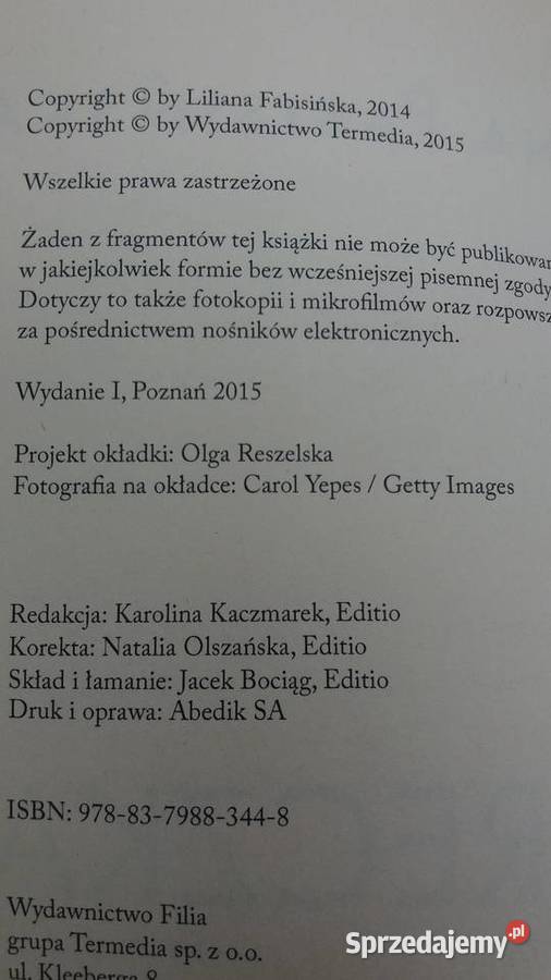 Córeczka Fabisińska książki antykwariaty outlet Warszawa