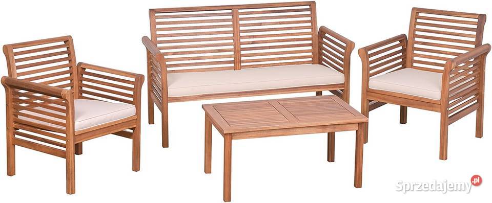 akacjowy stolik kawowy lite drewno akacja Plant Stoły, krzesła, biurka Zamość