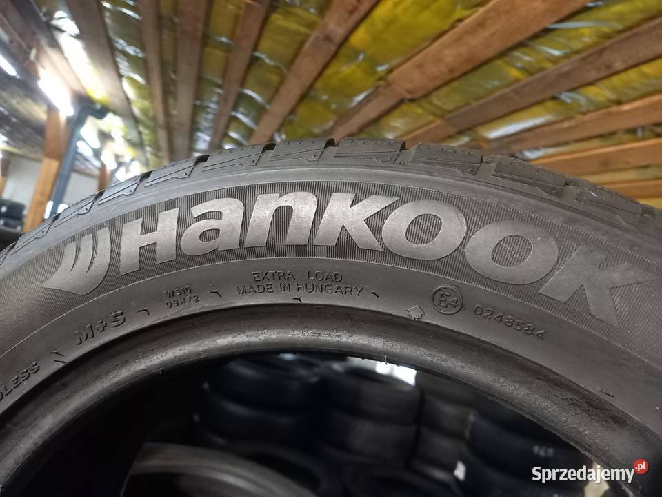 2x Opona UŻYWANA ZIMOWA 21555R17 HANKOOK 99 Zaścianki sprzedam