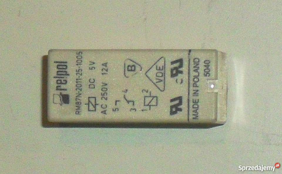 Przekaźnik RM87N2011251005 5 VDC 12 A 250 VAC