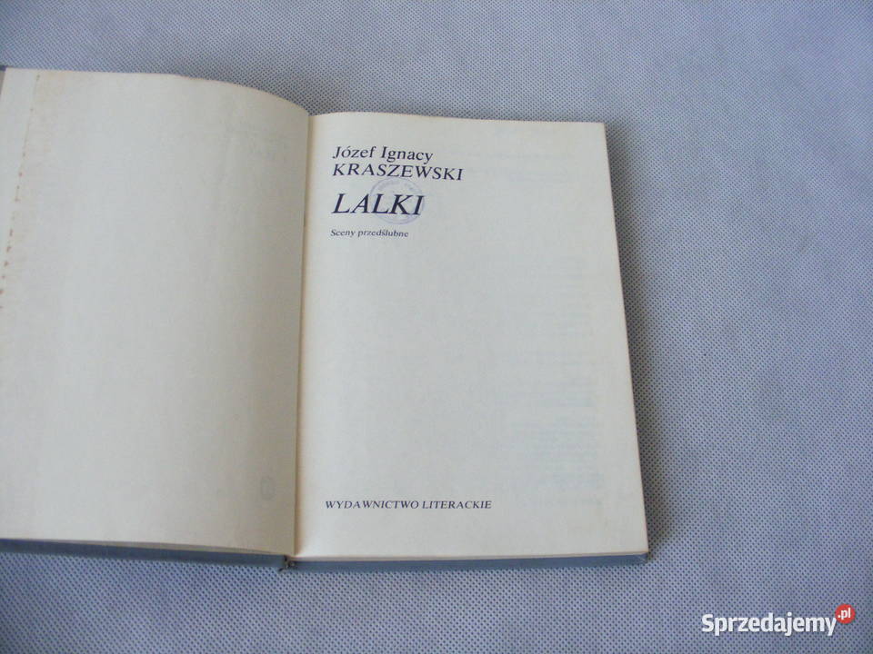 Kraszewski x7 Półdiablę Weneckie Lalki Ada Oborniki Śląskie