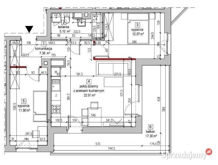 3pok 60met Buforowej BALKONKOMÓRKAGARAŻ Wrocław własność
