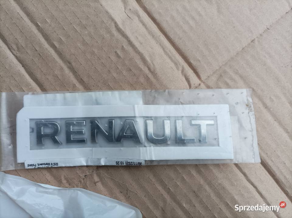 RENAULT ARCANA emblemat tył nowy org 908922537R mazowieckie Otwock