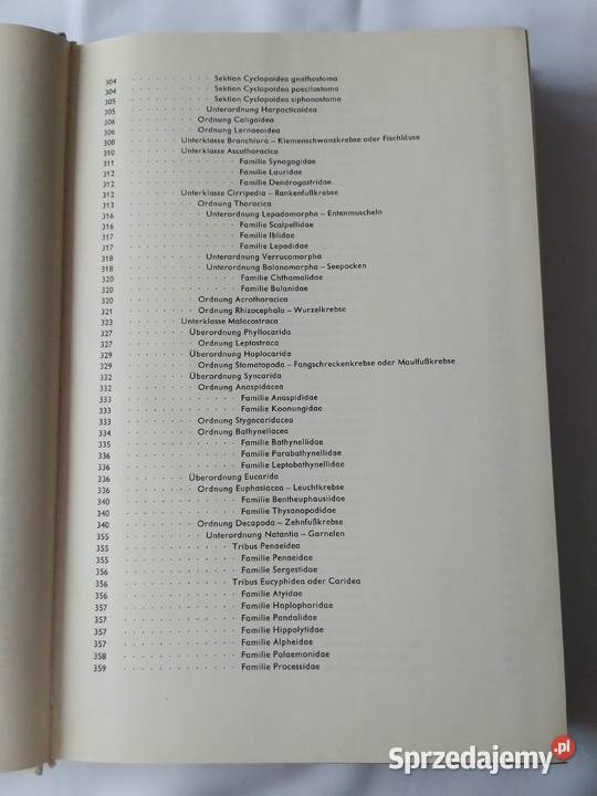 URANIA TIERREICH Annelida bis Chaetognatha Rok wydania 1969 Hajnówka