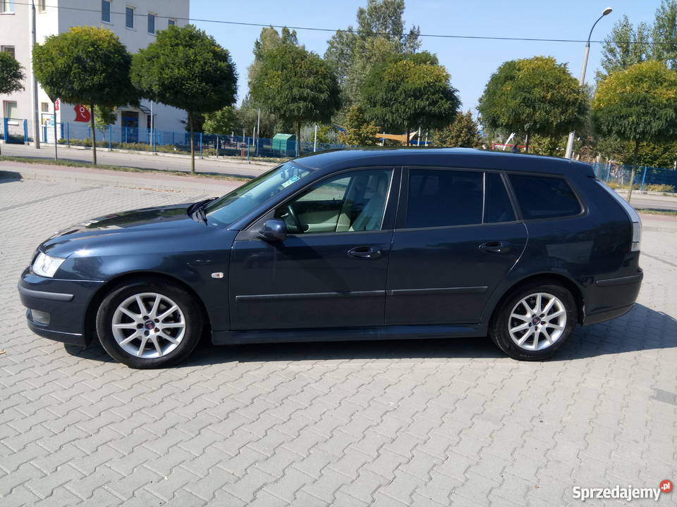 Saab 9-3 1.9TiD Arc-manual, Kamerka, Navi, Parrot, skóra Warszawa