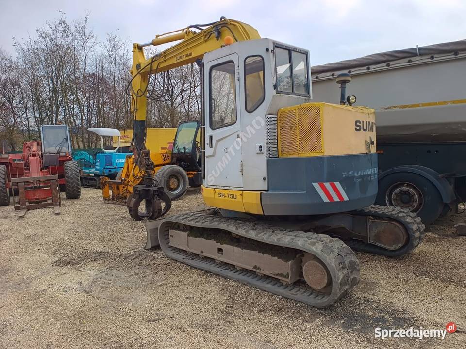 SUMITOMO SH75U KOPARKA GĄSIENICOWA Dodatkowy osprzęt Koparki Racławice