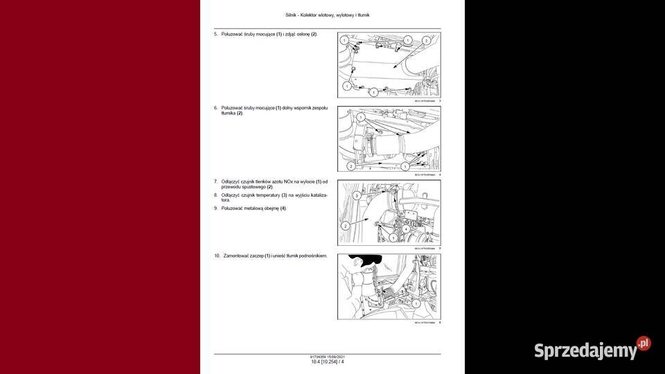 CASE VESTRUM 100110120130 CVX instrukcja napraw Gdańsk