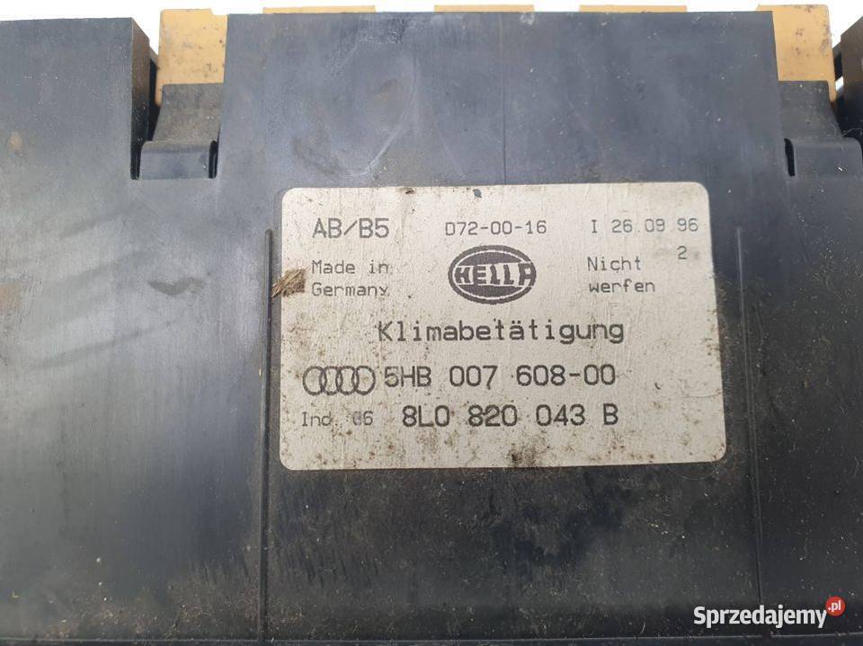 PANEL KLIMATYZACJI AUDI A3 8L 8L0820043B Lipno