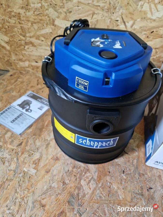 Odkurzacz do popiołu Scheppach 1200 W 20 litrów Głogowa sprzedam