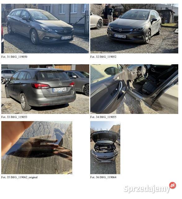 Opel Astra V Sports Tourer 14 MR16 E6 produkcji 99833km Skawina