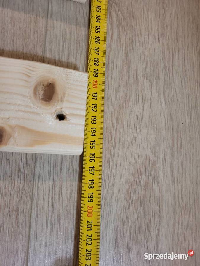 Stelaż łóżka deski sosnowe z taśmą pod materac Poznań