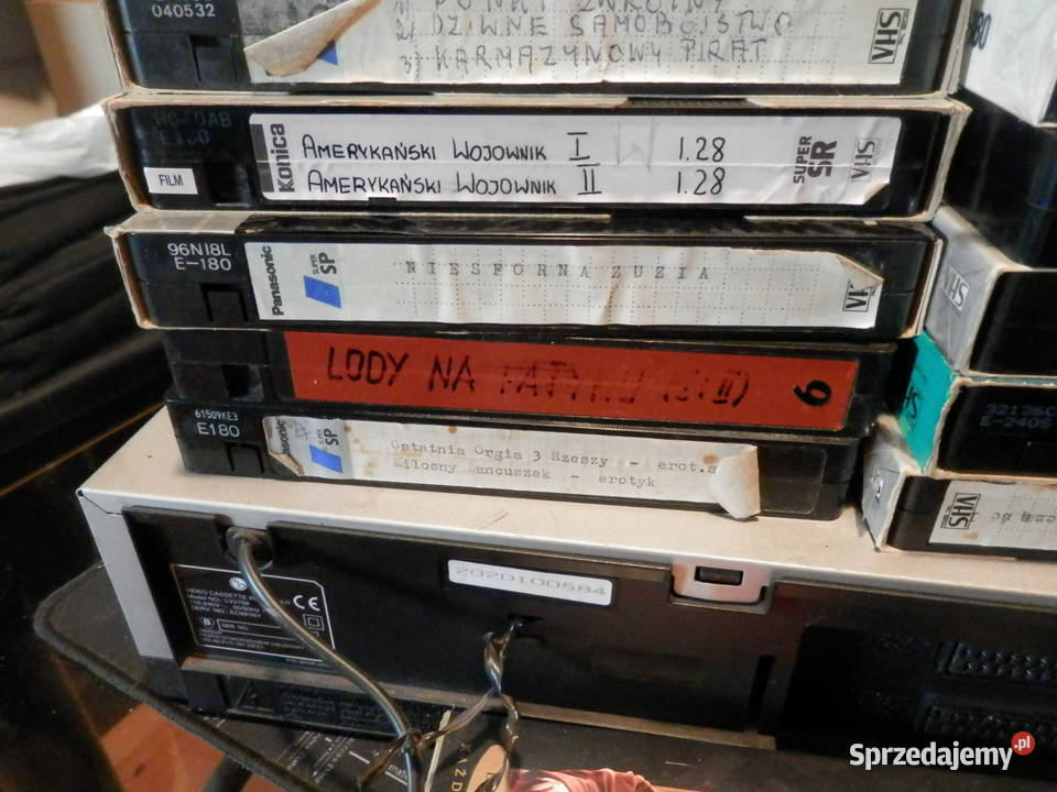 20 kaset VHS bazarówek lektor Chojnice