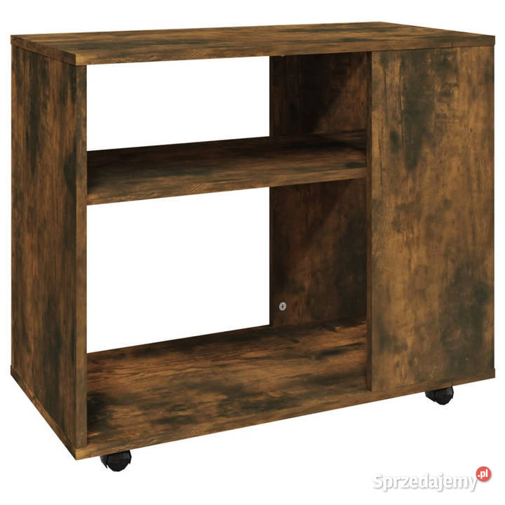 Stolik boczny przydymiony dąb 70x35x55 WM815105 Warszawa