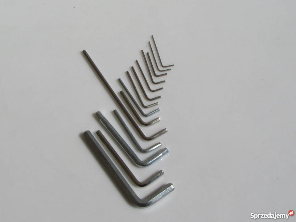 Klucze imbusowe sześciokątne różne rozmiary Olecko