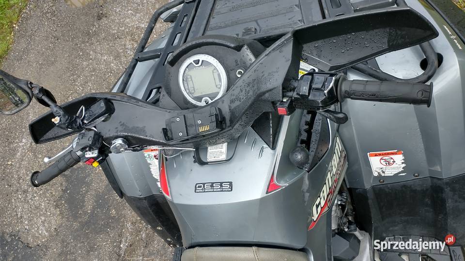 Quad CAN AM OUTLANDER BOMBARDIER 800 dwuosobowy garażowany Jeleśnia