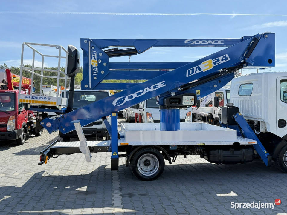 Nissan Cabstar Zwyżka Podnośnik Koszowy SOCAGE Widełki