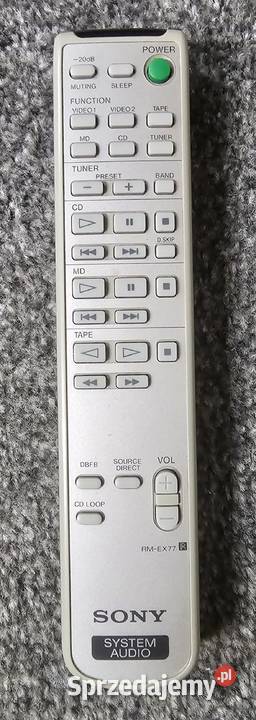 Pilot Sony audio RMEX77 sprawny wysyłka