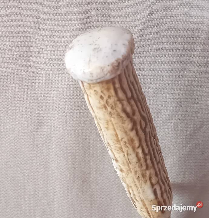 Nóż myśliwski finka rękojeść z imitacji rogu PRL Militaria Koźminek